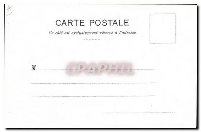M. Renaud em traje de Don Juan — Ópera — editor Vincent Huguet, Chambéry — Verso