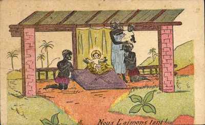 Natividade de Jesus — cena colonial — vendida ao benefício das Missões