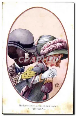 O negro apaixonado — Fantaisies trichromes, série 176 — por Little Pitche