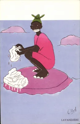 Lavadeira — ilustração estilizada — Olpurb
