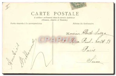 Vierzon — Hotel de Cidade - Caixa de Poupança — B. Eppanis — Verso