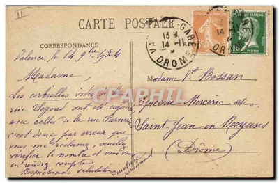 Valência - A Caixa de Poupança — G. Labatille, editor, Valência — Verso