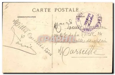 Vitry-le-François — De Plein en de Spaarbank — J. Bourgogne, uitgever, Château-Gaillard — Achterkant
