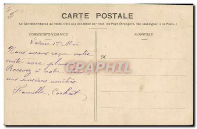Voiron - Caisse d'Épargne — éditeur Collection Embry, papeterie, à Voiron — Verso
