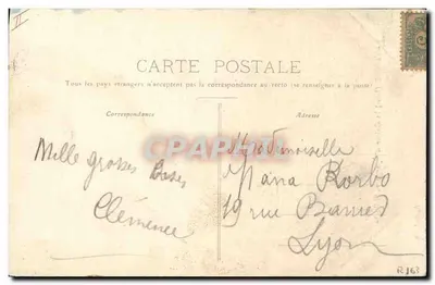 Viena (Isère) La Caja de Ahorros y la Posta — A. M. Lyon — Reverso