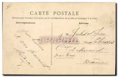 Viena (Isère) - A Caixa de Poupança — B. F., Paris — Verso