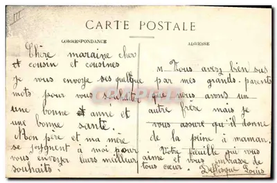 Em Auvergne — Nossas Jovens Camponesas — Étienne Marcenac, n°96 — Verso