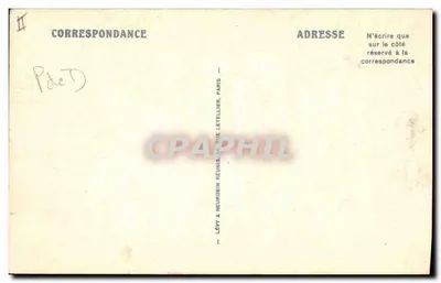 Tancerze i muzykanci w La Bourrée — Auvergne — LL — Rewers