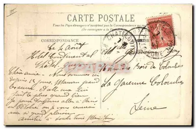 La Bourrée - Le Courniquet — W Auvergne — L.L. — Rewers