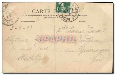Bourrée d'Auvergne — Dança tradicional — M.T. I.L. n°303 — Verso
