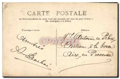 Bourrée d'Aubergono — Dança folclórica na Auvergne — M. G. I. L. n°303 — Verso