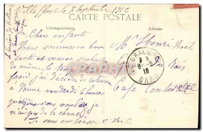 A Lozère pitoresca — Dança folclórica — Dumas, editor, Villefort — Verso