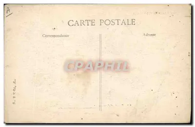 Bourrée van Auvergne — dorpsgezicht — L'Auvergne Pittoresque, n°1700 — Achterkant