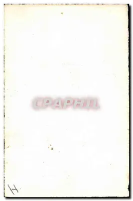 Iris y golondrina — tarjeta postal ilustrada — texto manuscrito — Reverso