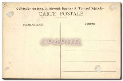Ajaccio — Muzeum Rady Miejskiej — Maszka Napoleona I — J. Moretti — Rewers