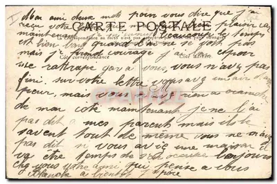 Bilhete postal antigo Bilhete postal antigo Colombophilie — Verso