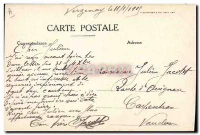 Guerra de 1914 - Zouaves e metralhadora em ação — P. Schneider & Cie, Gray, Imp. — Verso