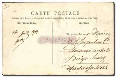 Os Zouaves no acampamento — A fonte — B. K., Paris — n°2 — Verso