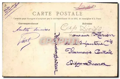 Os Zouaves no Campo — Um almoço no gramado — B.F. Paris, n°5 — Verso