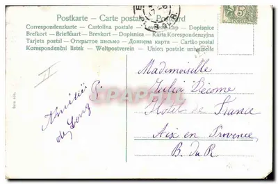 Zwölf Babys mit Hüten — Serie 434 — Verleger nicht sichtbar — Rückseite