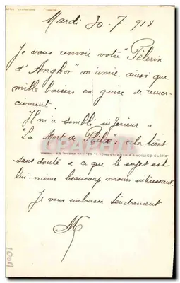 Mlle Alexiande — Retrato de mulher em traje exótico — Mlle Alexiande — Verso