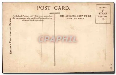 Pan Bransby Williams jako Scrooge — seria fotograficzna Rotary, wydawca Hotary Photo, E.C. — Rewers