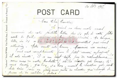 Criança negra na neve — caricatura anti-branca — editor Lafayette, série N°054 — Verso
