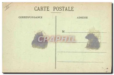 Vitry-le-François - Caisse d'Épargne - Hôtel des Postes - La Fontaine — Verso