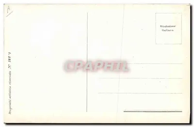 Jovem casal olhando uma flor — T. Corbella — série 169-1 — Verso
