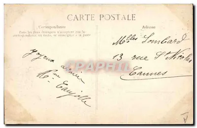 Deux jeunes Paysannes Auvergnates — L'Auvergne pittoresque, éditeur E.D., n° 4836 — Verso