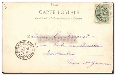 Auvergne - A Montagnarde - Marguerite e Henriette — Verso