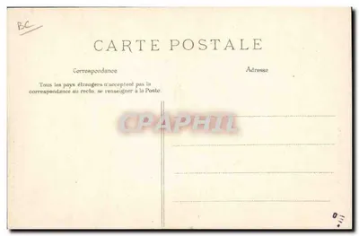 Het pittoreske Cantal — Groep boeren — Uitgever: C. Gaudin, nummer 12 — Achterkant