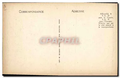 Le Puy - La Dentellière d'Espaly — L.L. n°111 — Verso