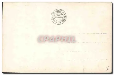 Pałac w Versaju — Napoleon odwiedza infirmerię Invalidów — Veron-Bellcourt nr 138 — Rewers