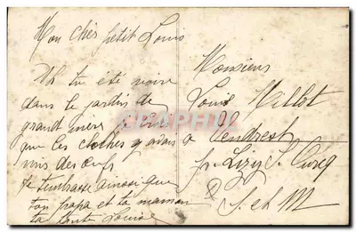 Kury i kury nerkowe — scena z wsi — wydawca: S. 533 — Rewers