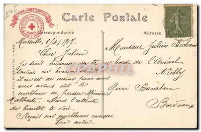 Atak mostu Dry-Grachten — 11 listopada 1914 — według 'Illustration', wyd. Scott, n°55 — Rewers