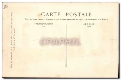 Villers-Cotterets — Oficial saindo do relatório — Ed. Pays de France — Verso