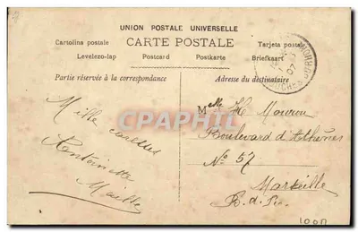 Mulher em traje de palco — Gauthier — Pudlinski Paris n°1357 — Verso