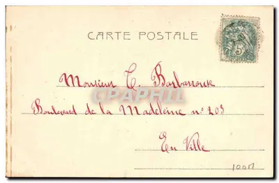 Sra. Irma de Lafere — Em espera — Alteroeca - Terni, n°3741 — Verso