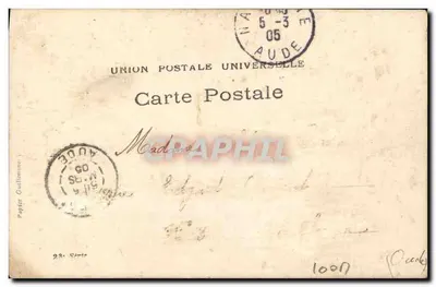 Fauni — Temat: tancerka w stroju scenicznym — wydawca Lacroix, numer seryjny 23 — Rewers