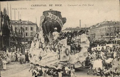 Karneval von Nice — Karneval am Nordpol — Foto Cauvin, Nice