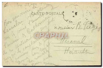 Fontaine Charcot — Lamalou-les-Bains — Wydawca: Postes Modernes, Paryż — Rewers