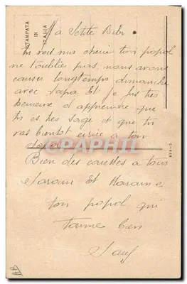 Młoda kobieta w stroju włoskim — Wulkan i szal — wydawca Heritimi, seria Campania — Rewers