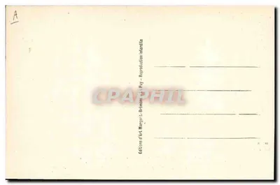 Gruppi di Dentellières — Le cinque acconciature — Ed. d'Art Margerit-Puy, n° 282 — Verso