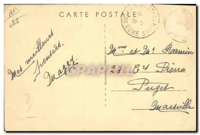 Les Auvergnats chez eux — Rétameurs ambulants. — Héloïgraphe Combier Nacón — Rewers