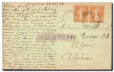 L'Auvergne — Paysage d'hiver — Sur la Route, un comble de Neige — Éditeur : L'Auvergne, n° 637 — Verso