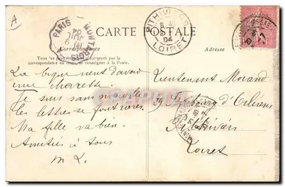 Bourrée d'Auvergne — volksdans — uitgever onbekend, n° 189 — Achterkant