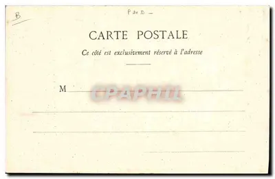 Auvergne - Stara Spinkaczka — Wyd. Bougé-Bénil, ul. Écu, Clermont-Ferrand, n°151 — Rewers