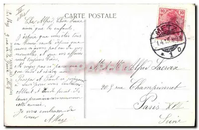 Kléber à Héliopolis — scène de bataille — F. J. BURRUS, Sainte-Croix à/Mes — Verso