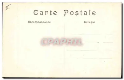 Galo sobre canhão — reprodução proibida — Edição Zappanec, 18, rue Duban, Paris (10e) — Verso